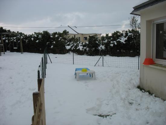 l'espace de jeu sécurisé sous la neige!